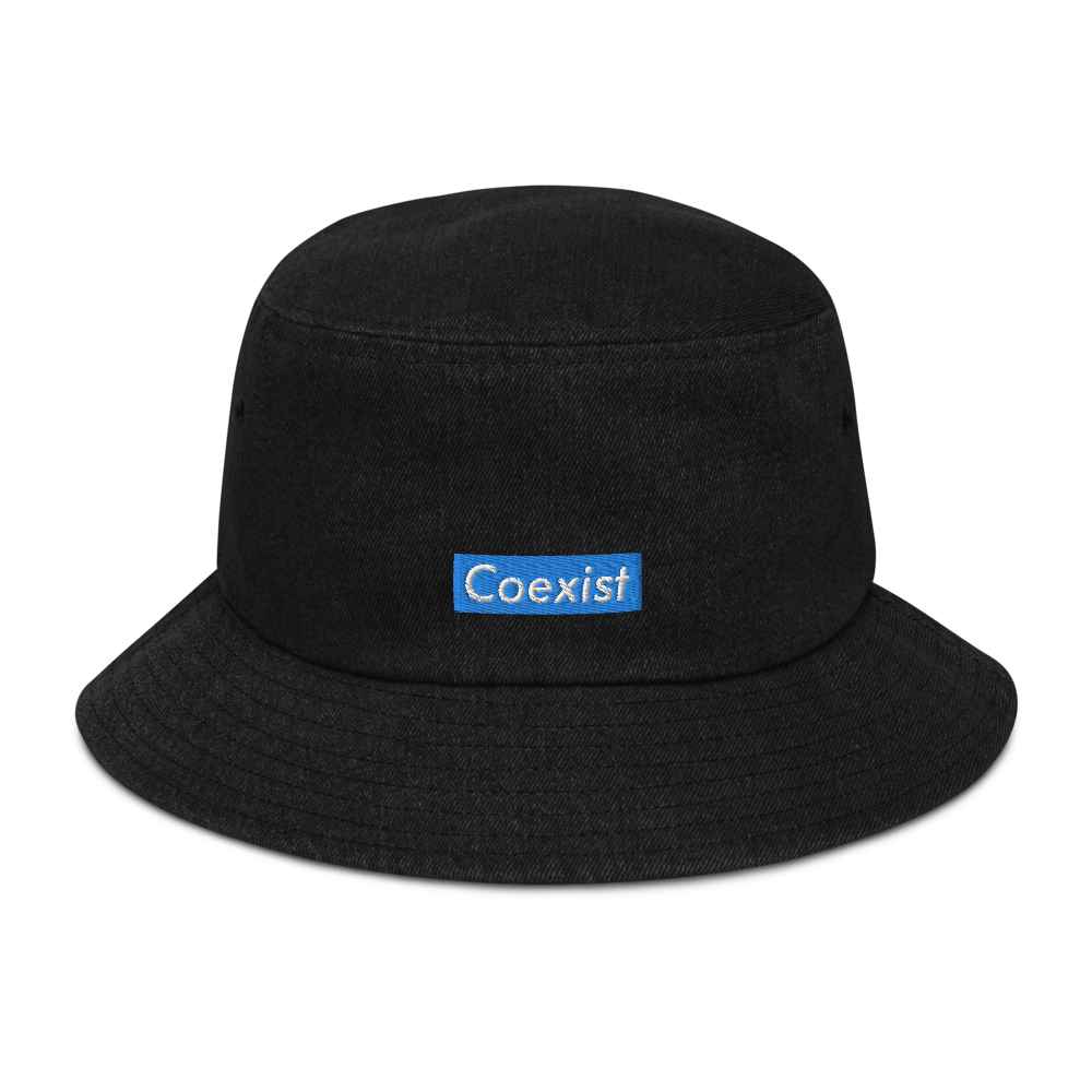 Coexist x Denim Bucket Hat