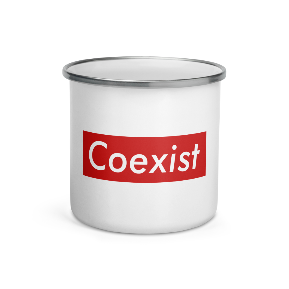 Coexist x Enamel Mug