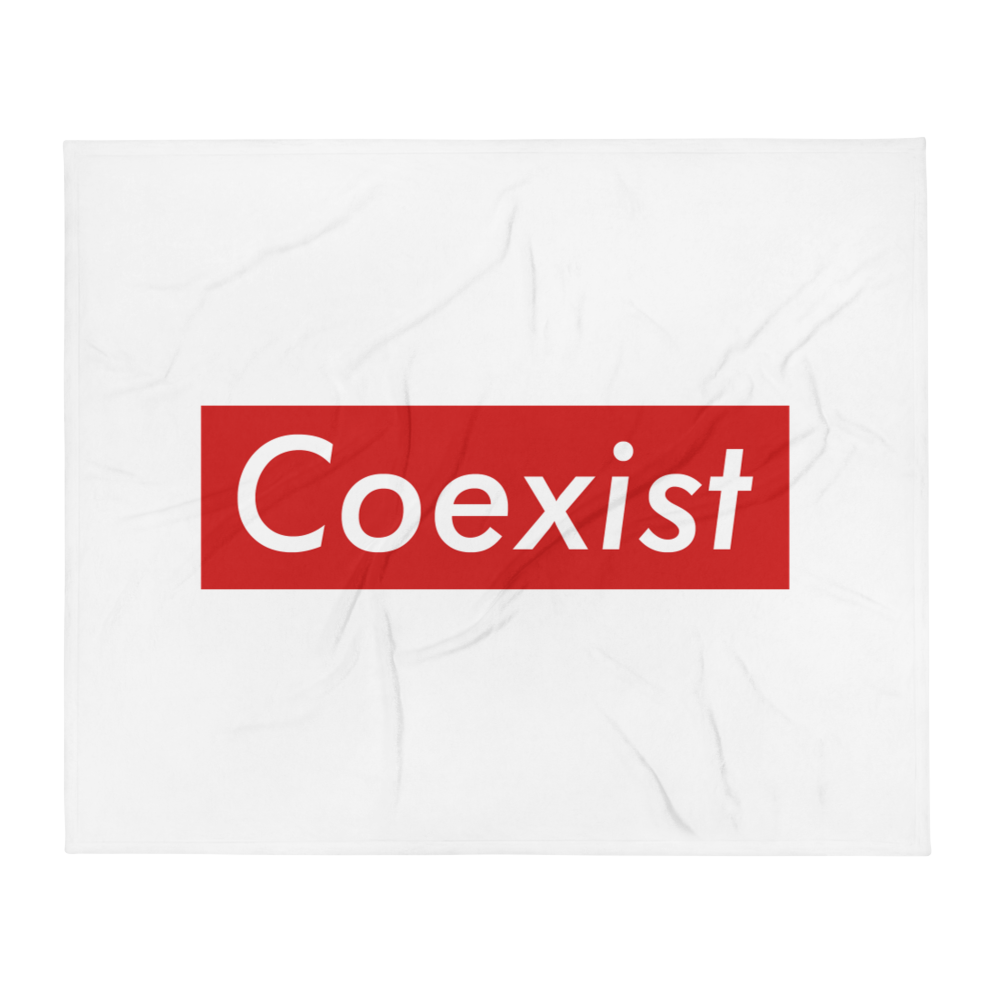 Coexist x Throw Blanket